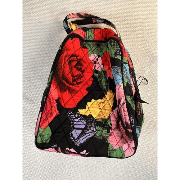 Vera Bradley Pink Red Yellow Blue Floral Lunch Bag - Picture 2 of 12